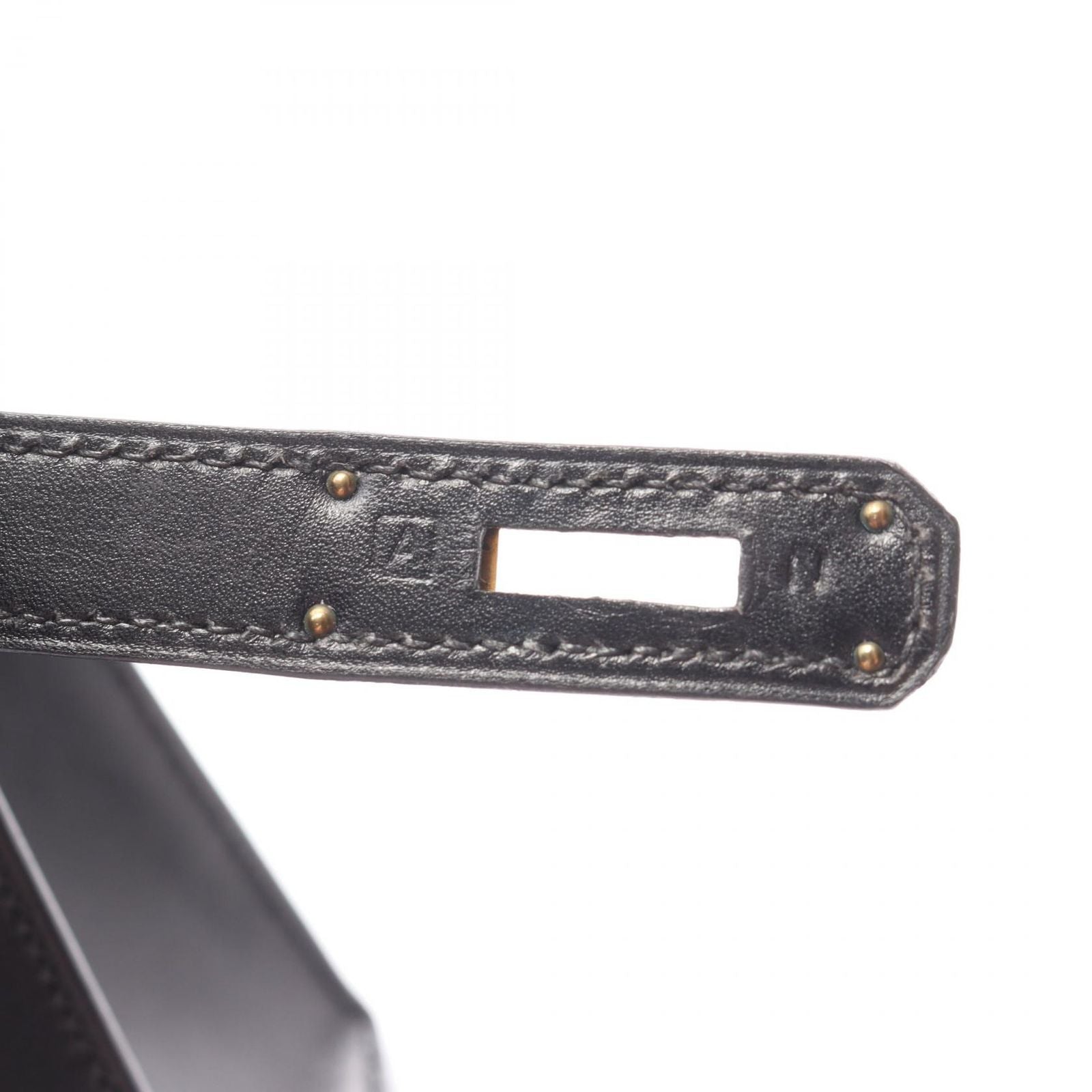 Hermes Handbag Kelly 28 Sellier 2-Way Black Calfskin — view 5