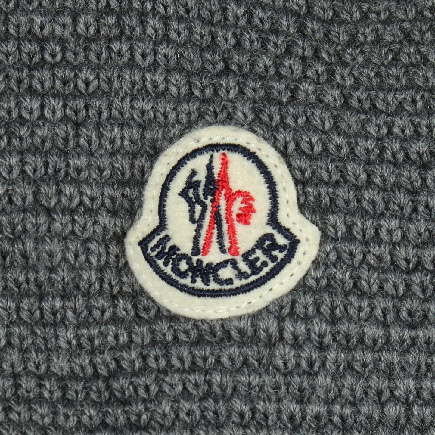Moncler Down Jacket Knit Contrast Nylon Wool — view 6