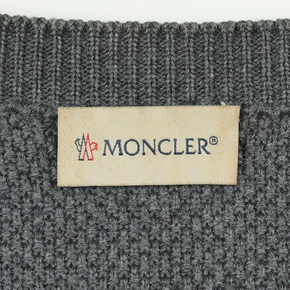 Moncler Down Jacket Knit Contrast Nylon Wool — view 3