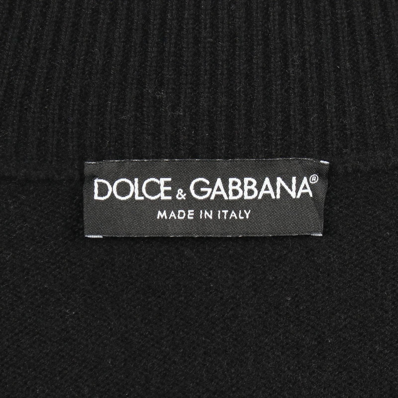 Dolce & Gabbana Knit V-neck Cashmere Sweater — view 3