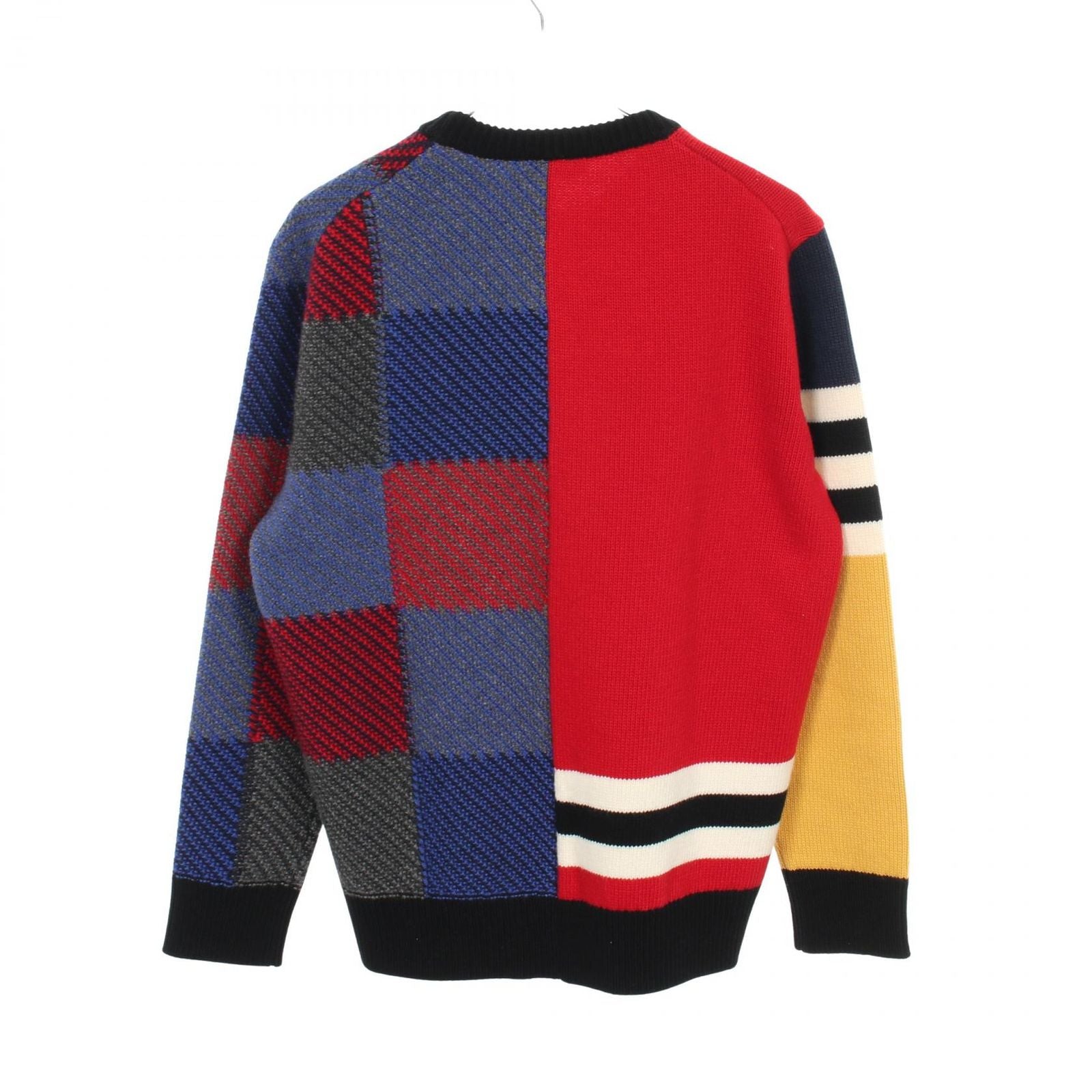 Dolce & Gabbana Knit Docking Crew Neck Wool Cashmere Sweater — view 2