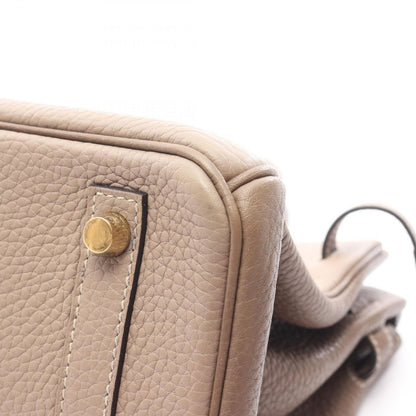 Hermes Handbag Birkin 30 Tourtier Gray Etoupe Leather — view 7