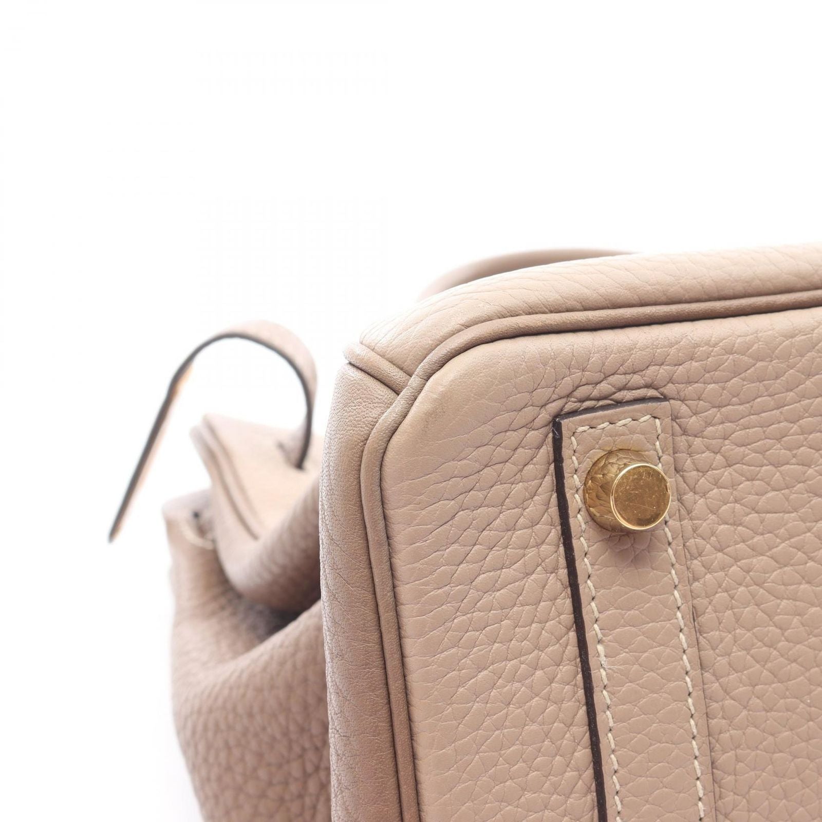 Hermes Handbag Birkin 30 Tourtier Gray Etoupe Leather — view 8