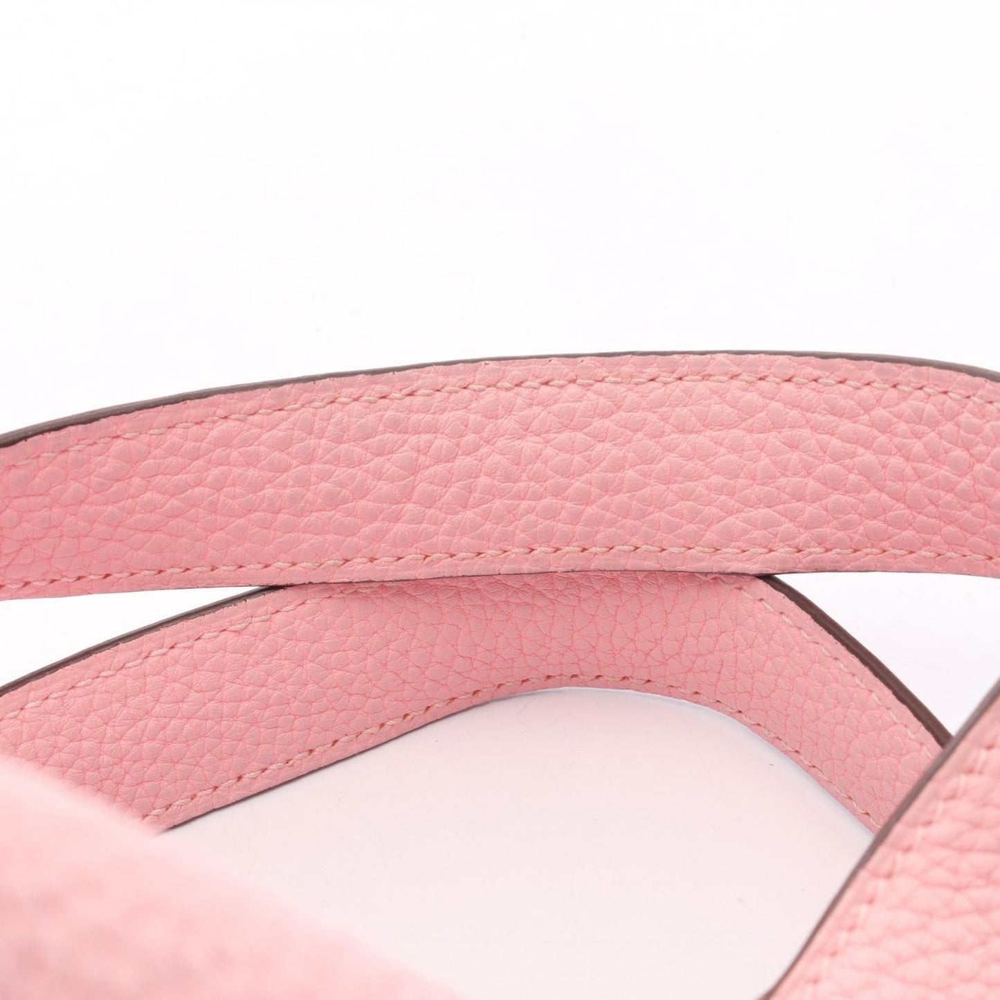 Hermes Handbag Picotin Lock PM Rose Sakura Leather — view 9