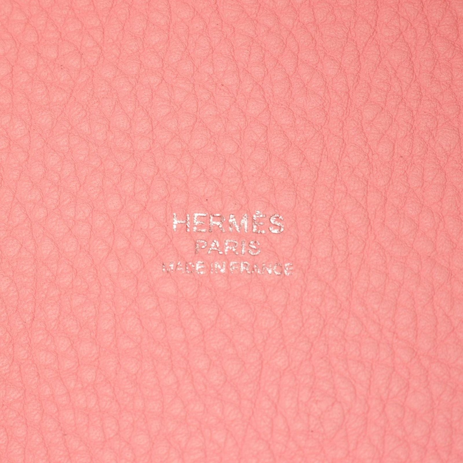 Hermes Handbag Picotin Lock PM Rose Sakura Leather — view 4