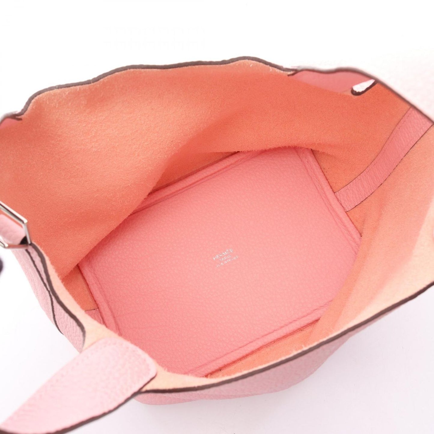 Hermes Handbag Picotin Lock PM Rose Sakura Leather — view 3