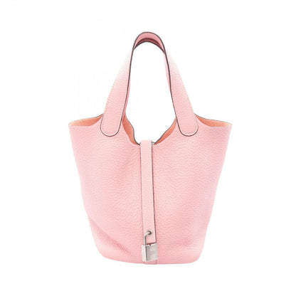 Hermes Handbag Picotin Lock PM Rose Sakura Leather
