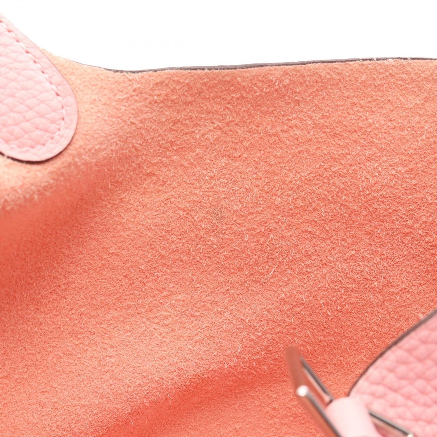 Hermes Handbag Picotin Lock PM Rose Sakura Leather — view 6