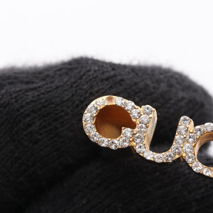 Gucci Ring Logo Line Stone Gold — view 6