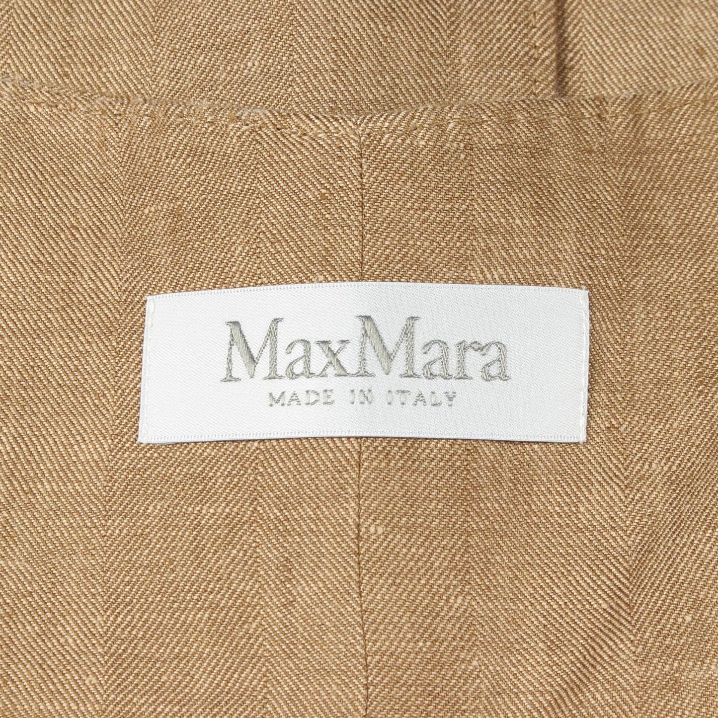 Max Mara Vest Sauro Pure Gilet Beige Fabric Linen — view 3