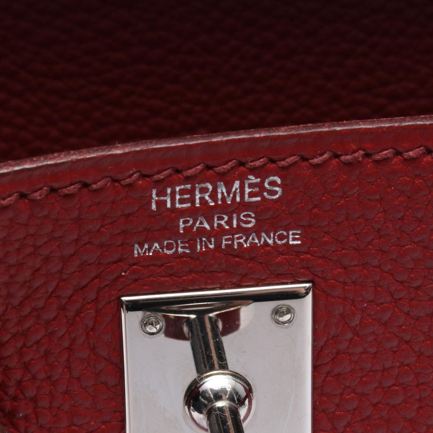 Hermes Handbag Kelly 25 Retourne 2-Way Rouge Garance Leather — view 4