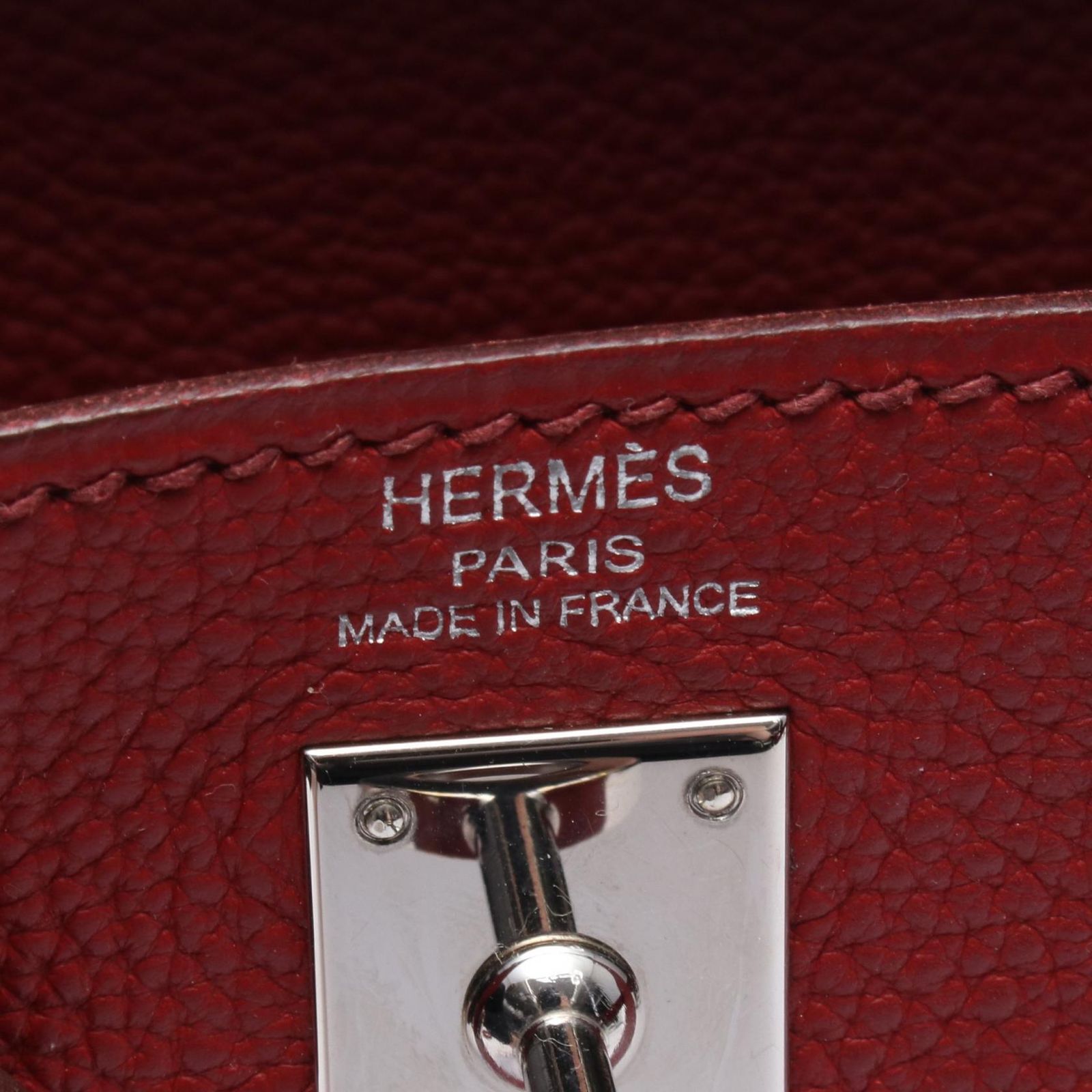 Hermes Handbag Kelly 25 Retourne 2-Way Rouge Garance Leather — view 4