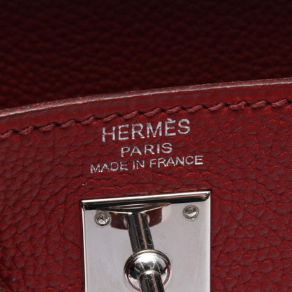 Hermes Handbag Kelly 25 Retourne 2-Way Rouge Garance Leather — view 4