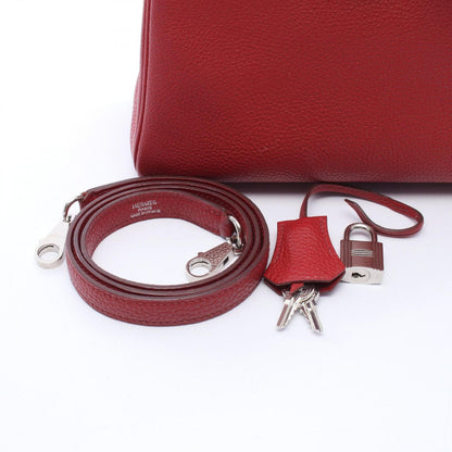 Hermes Handbag Kelly 25 Retourne 2-Way Rouge Garance Leather — view 6