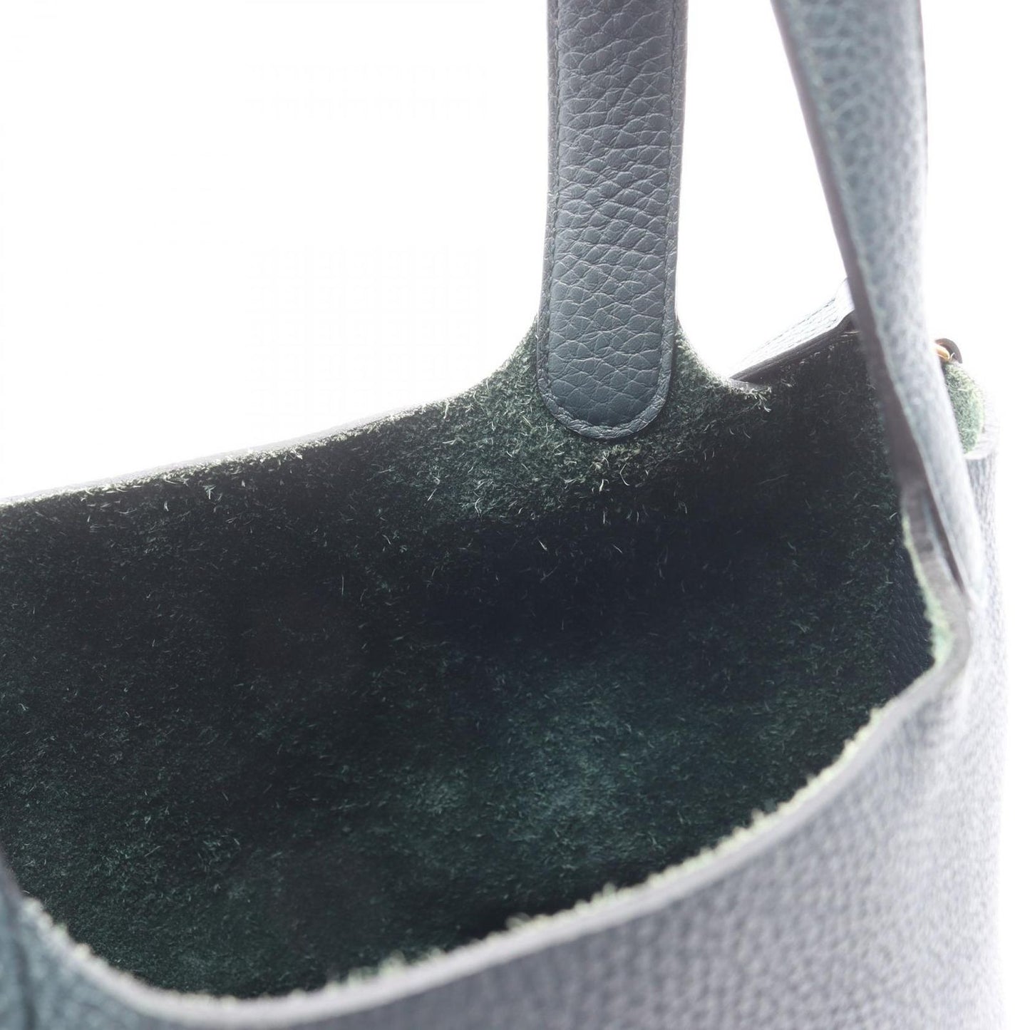Hermes Handbag Picotin Lock PM Veil Cipre Leather Cipress — view 7