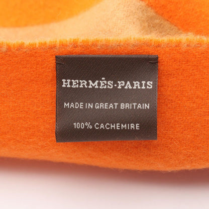Hermes Scarf Grand Mall Beige Cashmere Orange — view 3