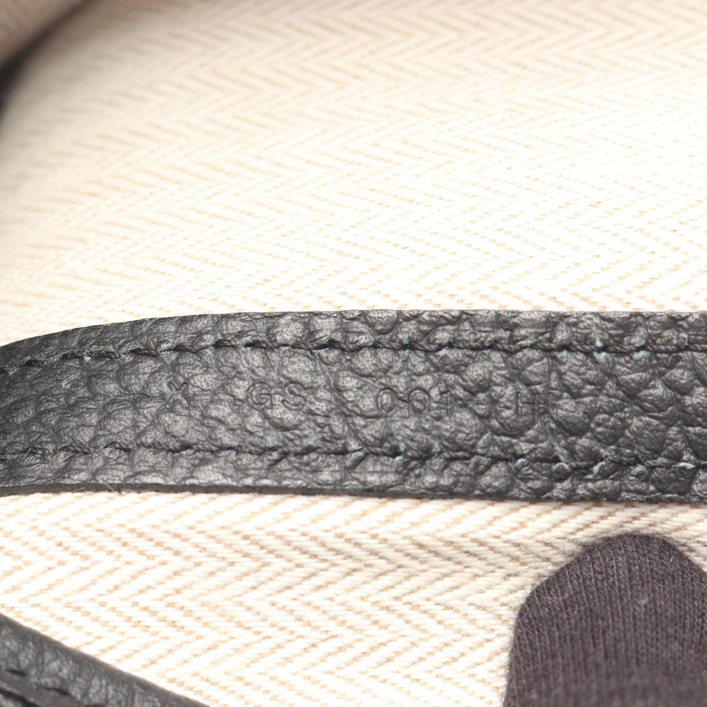 Hermes Tote Garden Party PM Black Leather Calfskin — view 5