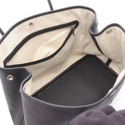 Hermes Tote Garden Party PM Black Leather Calfskin — view 3