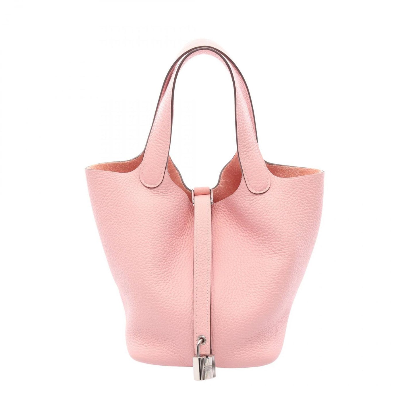 Hermes Handbag Picotin Lock PM Rose Sakura Leather