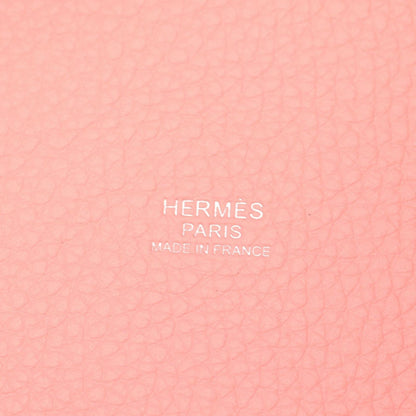 Hermes Handbag Picotin Lock PM Rose Sakura Leather — view 4