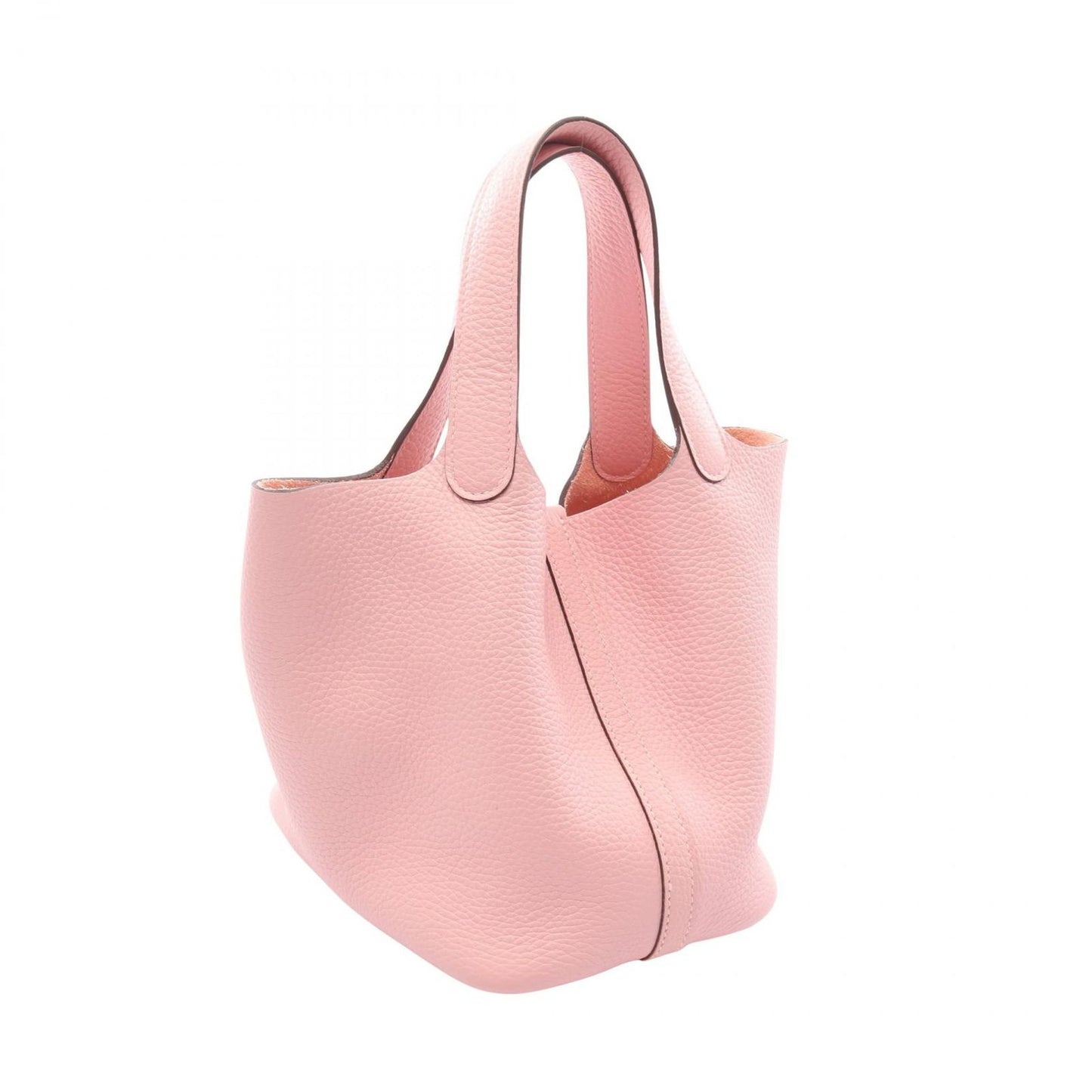 Hermes Handbag Picotin Lock PM Rose Sakura Leather — view 2