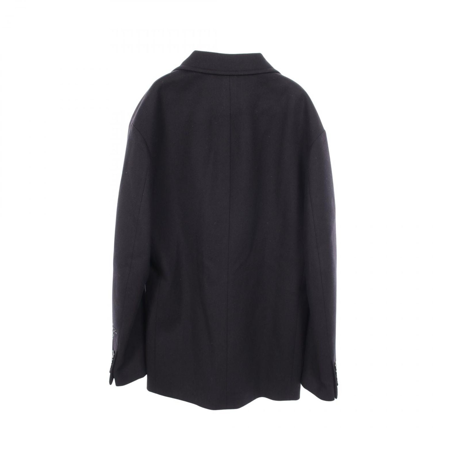 Hermes Leather Patch Wool Jacket — view 2