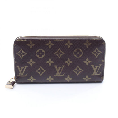 Louis Vuitton Round Wallet Zippy Monogram Exotic Cles the