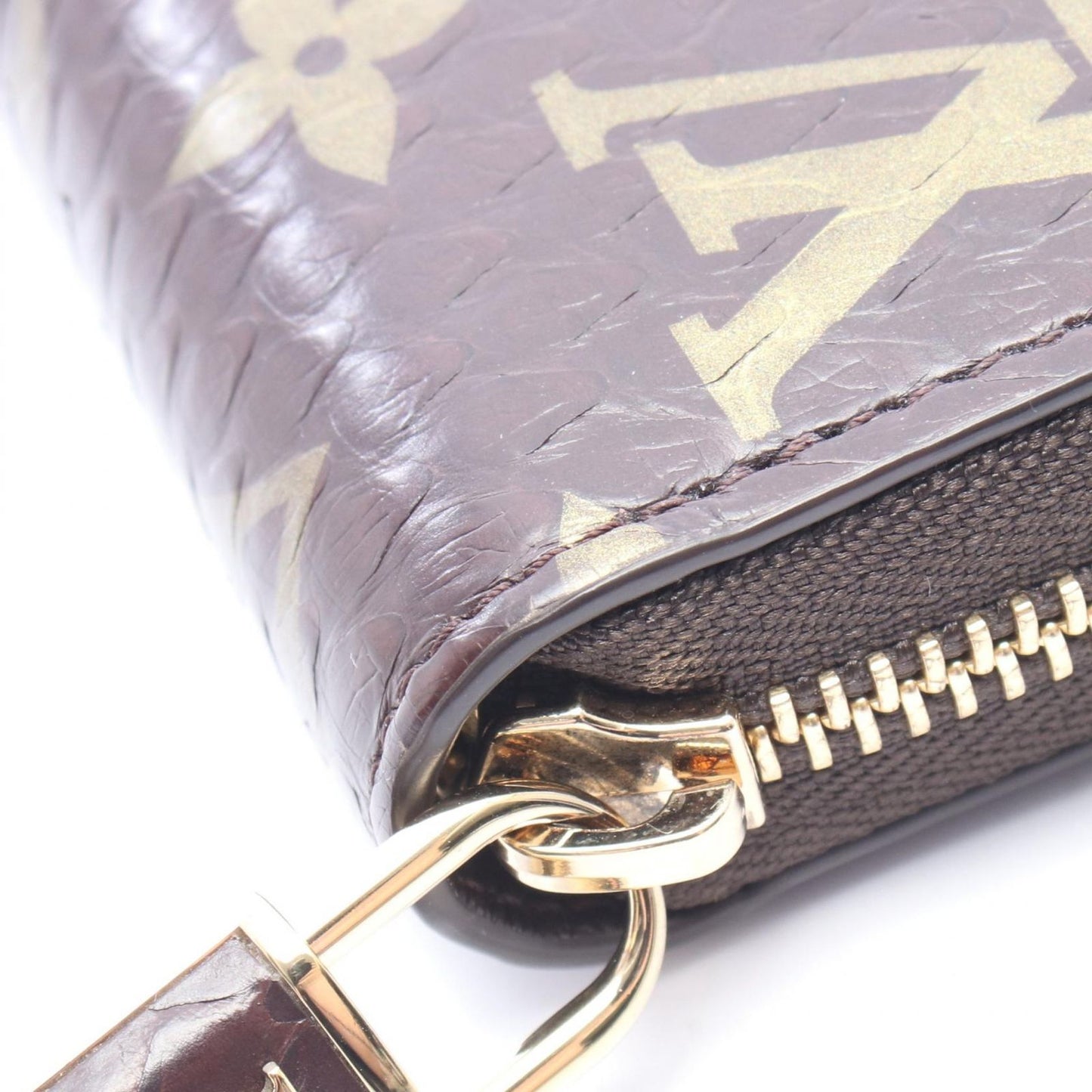 Louis Vuitton Round Wallet Zippy Monogram Exotic Cles the — view 6