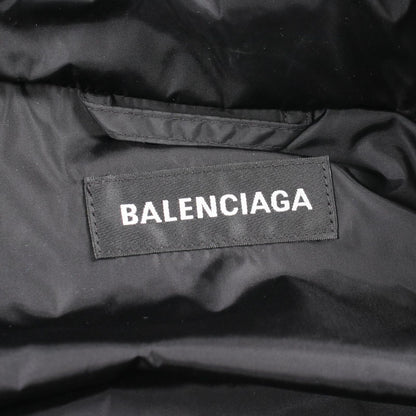 Balenciaga Logo Print Hooded Nylon Jacket — view 3