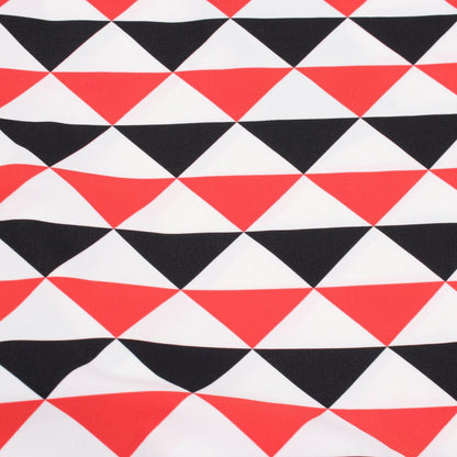Prada Top Geometric Stretch Multi Turtleneck Top — view 6