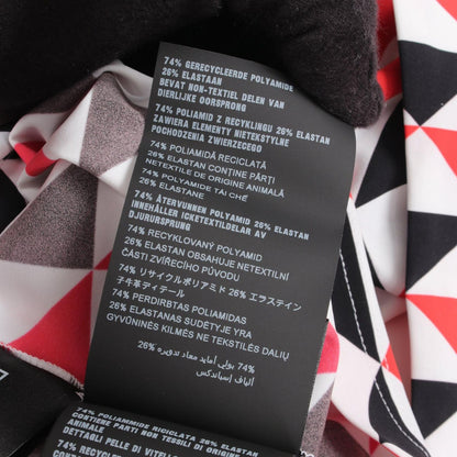 Prada Top Geometric Stretch Multi Turtleneck Top — view 4