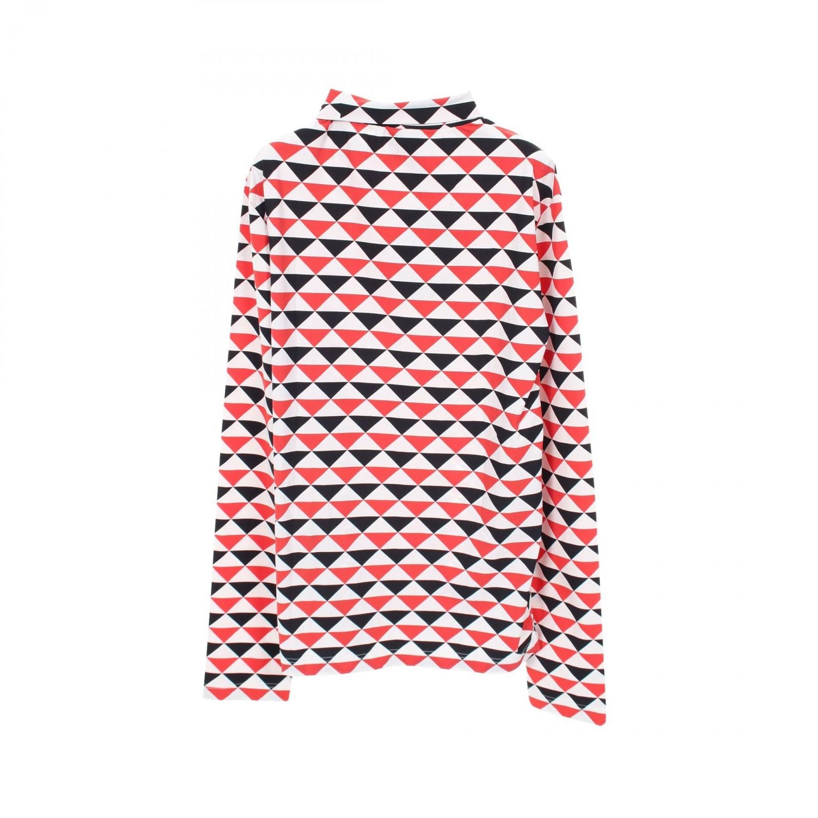 Prada Top Geometric Stretch Turtleneck Long — view 2