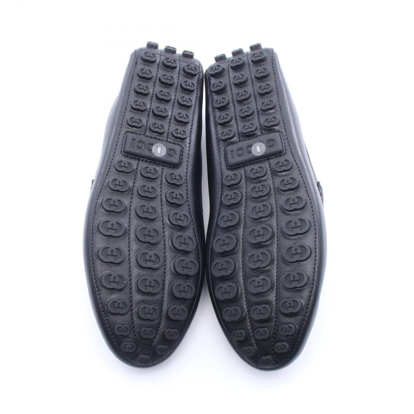 Gucci Casual Shoes Horsebit Black Leather — view 4