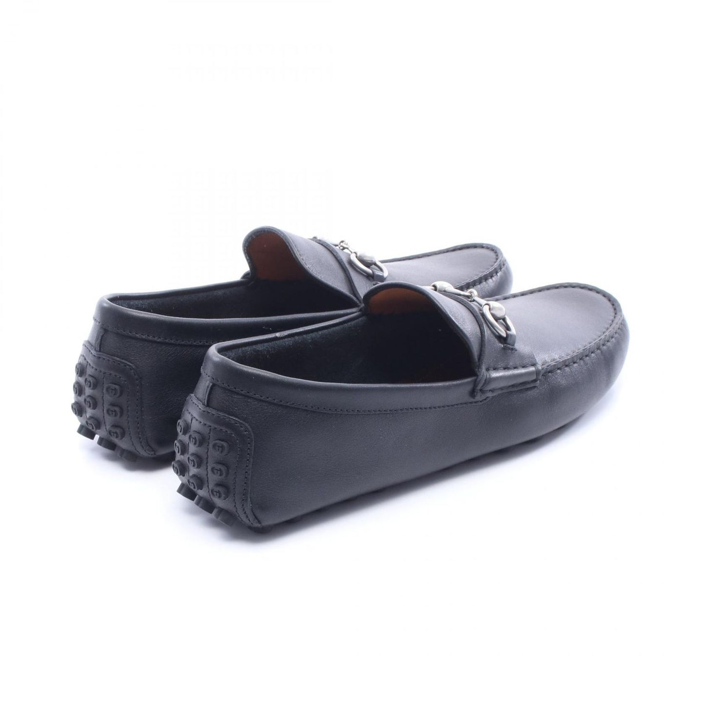 Gucci Casual Shoes Horsebit Black Leather — view 2