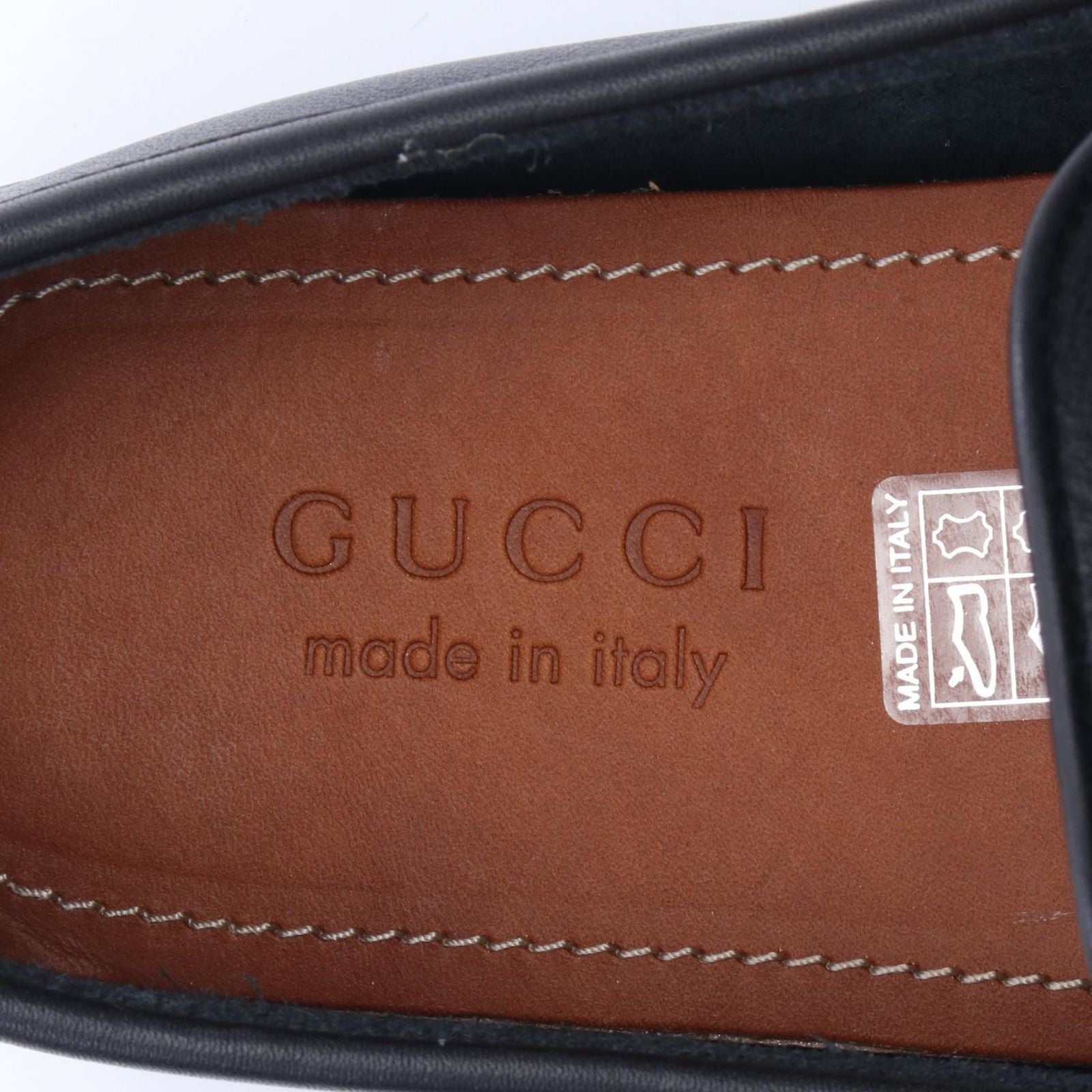 Gucci Casual Shoes Horsebit Black Leather — view 5