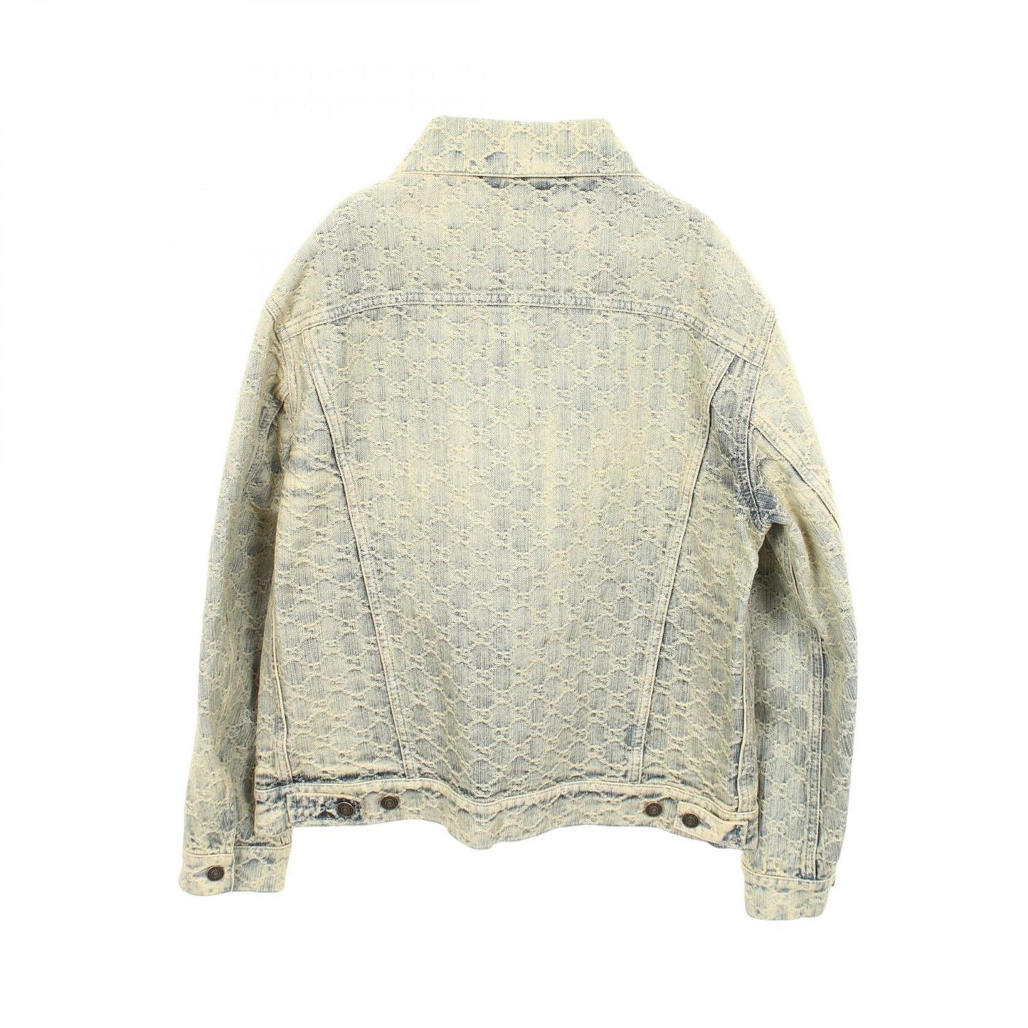 Gucci Denim Jacket GG Jacquard Cotton — view 2