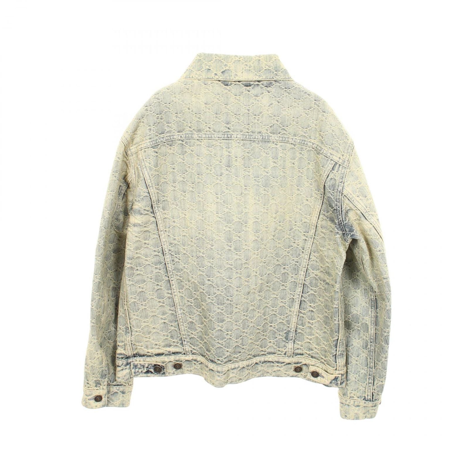 Gucci Denim Jacket GG Jacquard Cotton — view 2