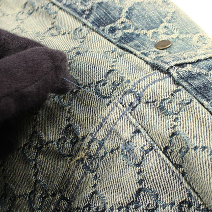 Gucci Denim Jacket GG Jacquard Cotton — view 7