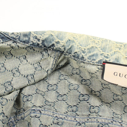 Gucci Denim Jacket GG Jacquard Cotton — view 8