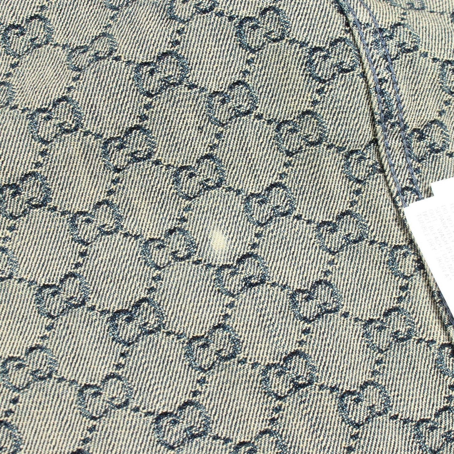 Gucci Denim Jacket GG Jacquard Cotton — view 6