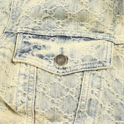 Gucci Denim Jacket GG Jacquard Cotton — view 9