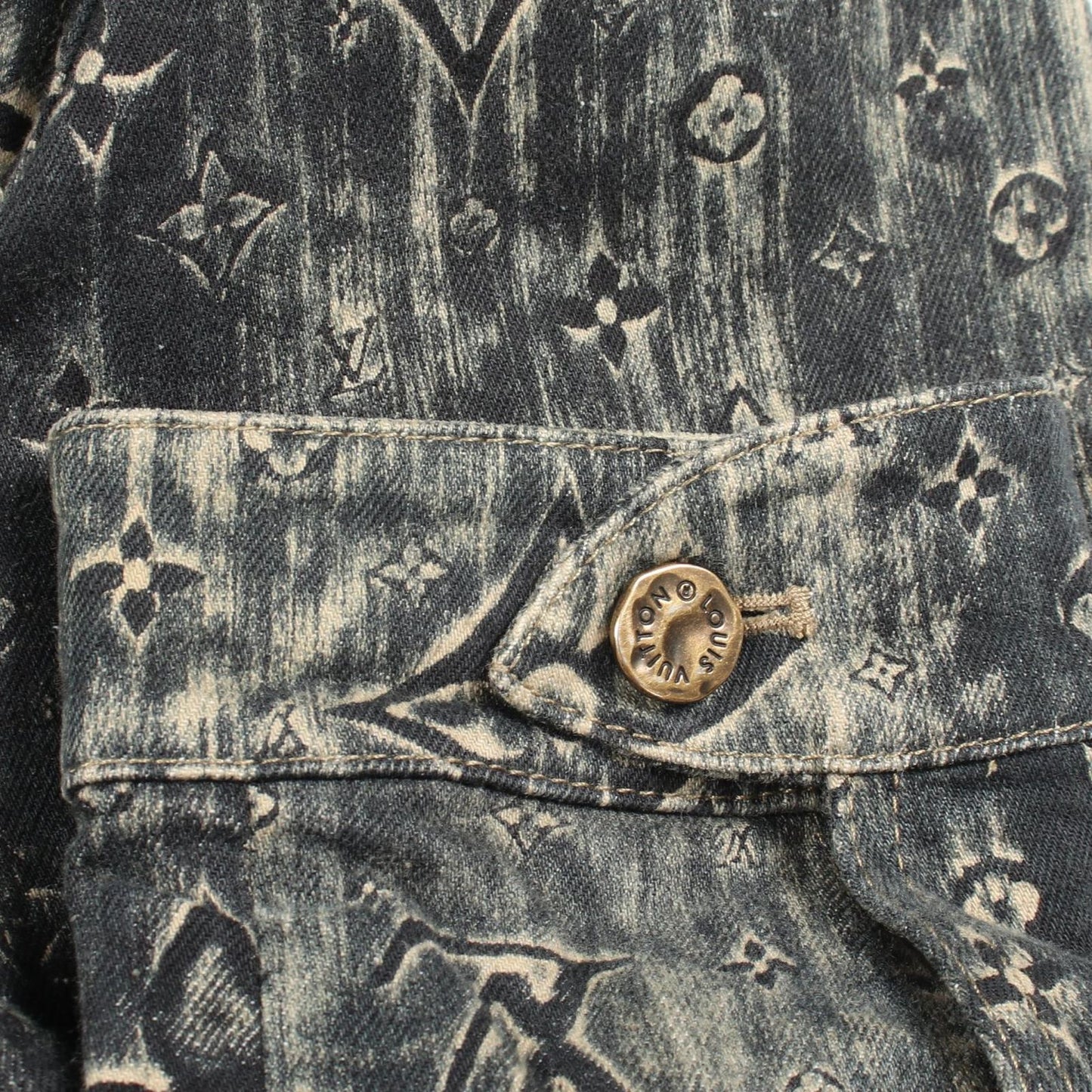 Louis Vuitton Denim Jacket Monogram T-Shirt — view 8