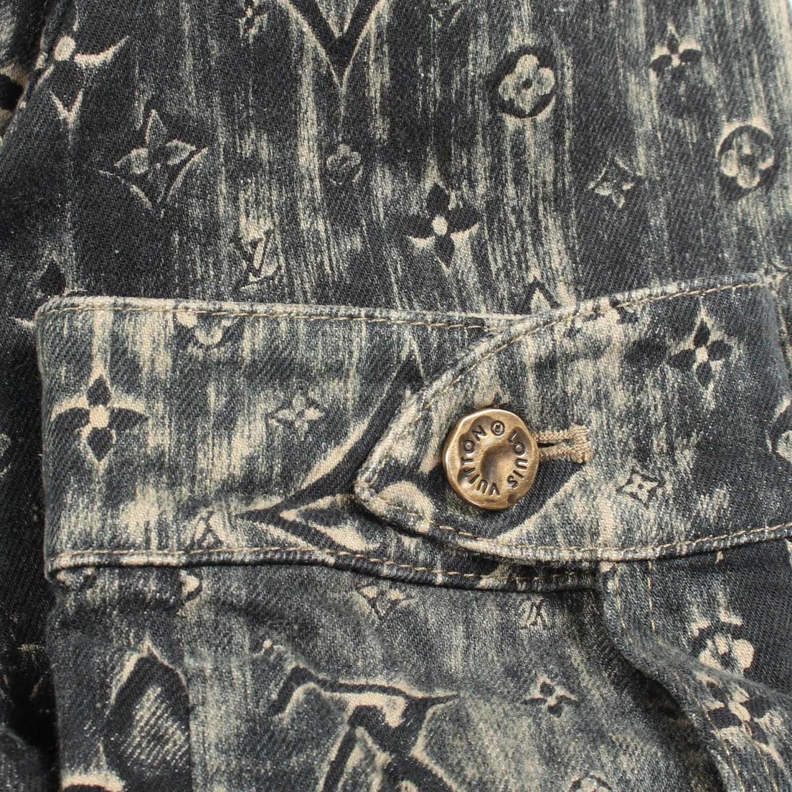 Louis Vuitton Denim Jacket Monogram T-Shirt — view 8