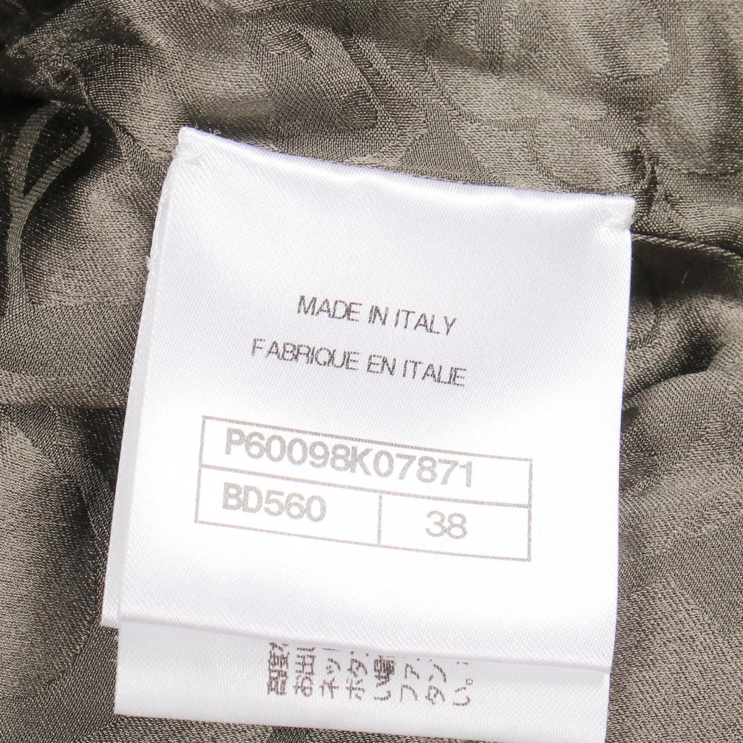Chanel CC Logo Button Fur Jacket Brown Cashmere — view 6