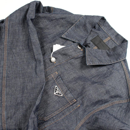 Prada Denim Jacket Chambray Navy — view 6