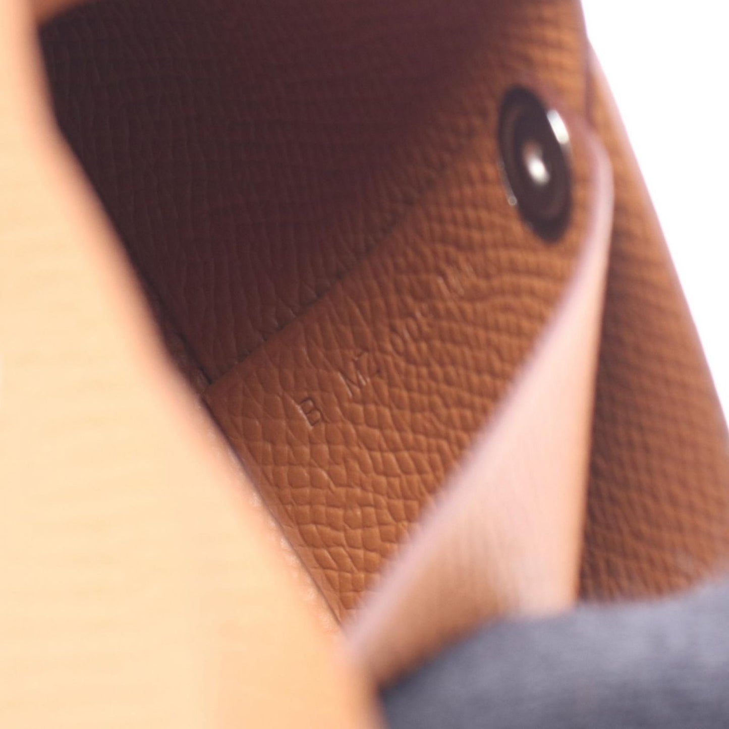 Hermes Coin Case Bastia Gold Leather — view 5