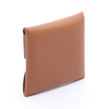 Hermes Coin Case Bastia Gold Leather — view 2