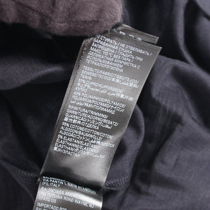 Balenciaga Dress Mock Neck T-Shirt Dark Navy — view 4