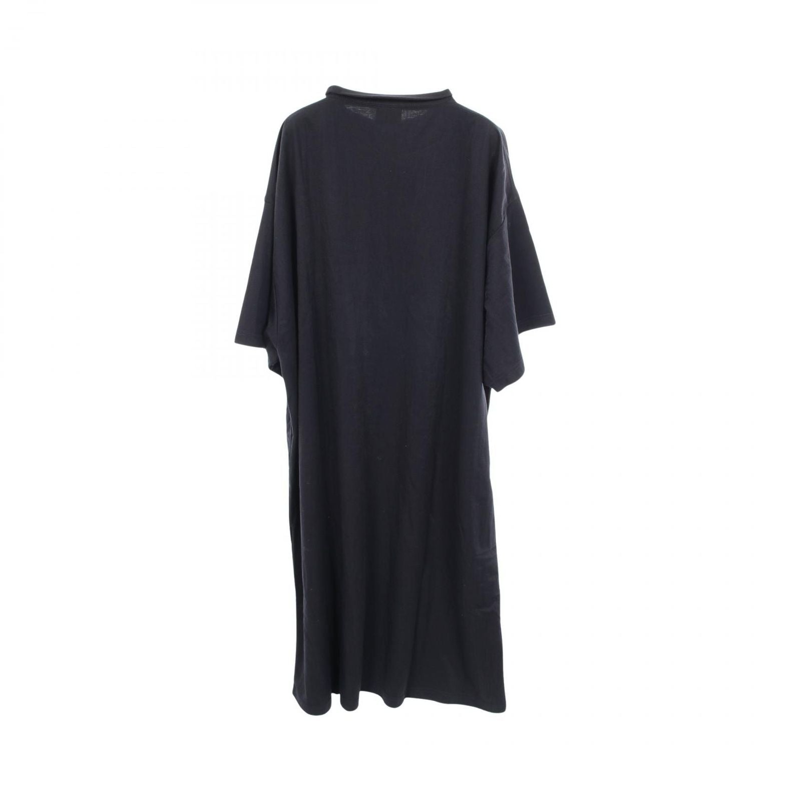 Balenciaga Dress Mock Neck T-Shirt Dark Navy — view 2
