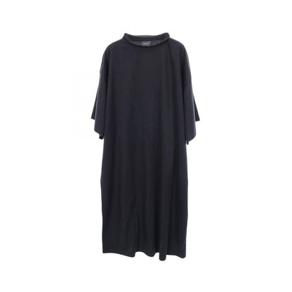 Balenciaga Dress Mock Neck T-Shirt Dark Navy